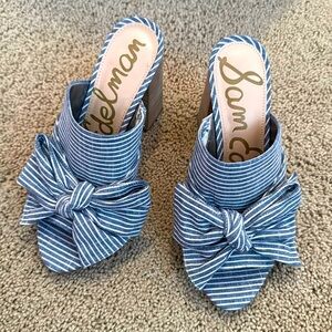 Sam Edelman Bow Heels Sz 9